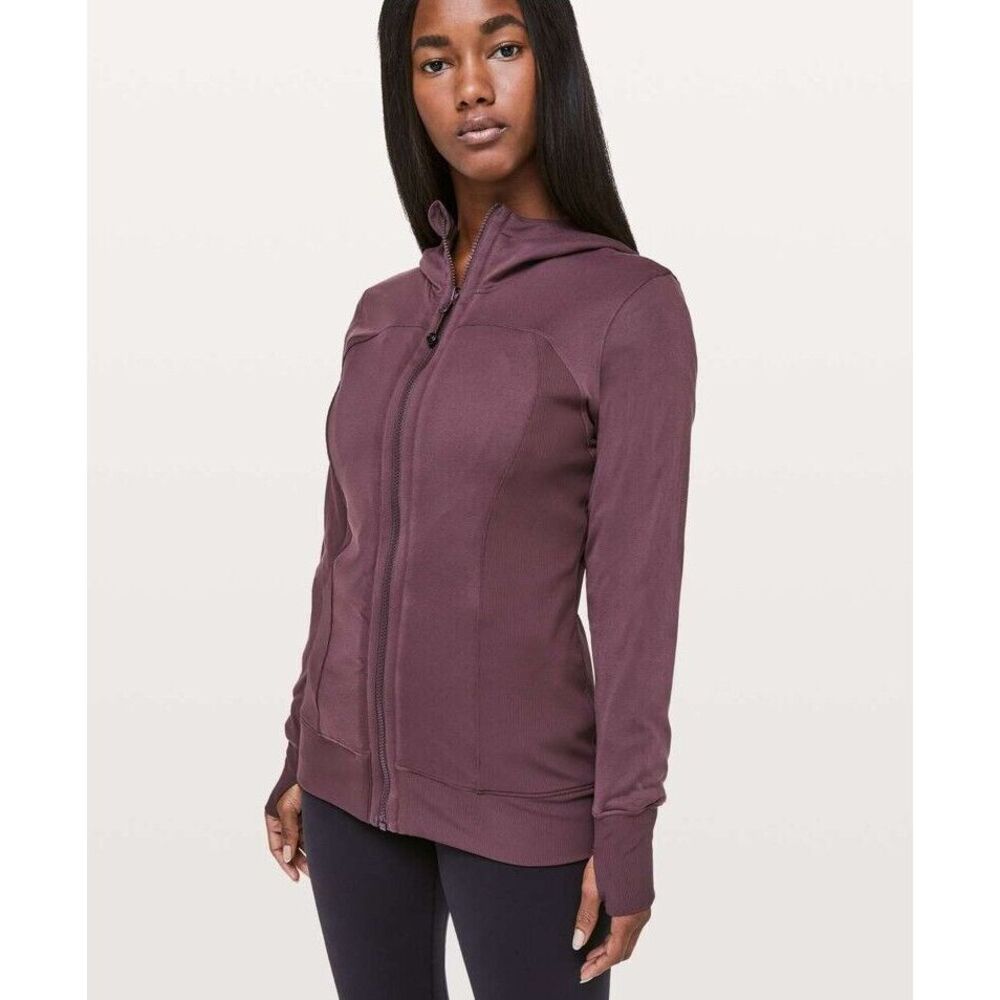 Lululemon‎ Dance Studio Jacket III Womens 2 Reversible Plum Purple